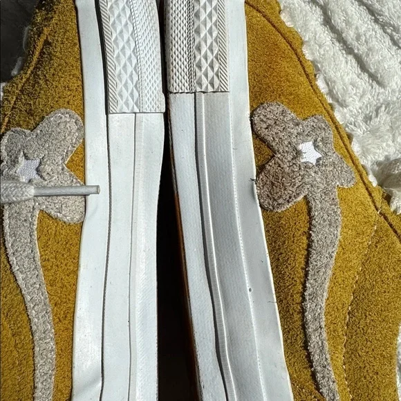 Converse x Golf Le Fleur x Tyler The Creator Suede Sneakers in “ Solar Power “ - Picture 12 of 12